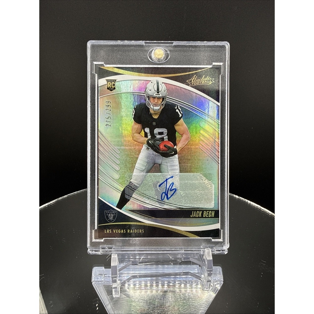 2025 Panini Absolute Rookies Jack Bech #128 Spectrum Signatures /299 (AU, RC)